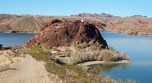 Pilot Rock Trail - Lake Havasu City, Arizona hiking trail